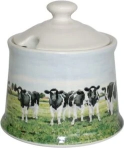 Wiebe Van Der Zee Suikerpot "Koe In Waterland" -Tefal Keuken Verkoopwinkel 1003x1200