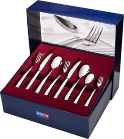 Sola Bestekset Bali - Modern - 9 Persoons - 90 Delig - Zilverwit Edelstaal 18/10 - RVS - Zilver -Tefal Keuken Verkoopwinkel 1070x1200 1