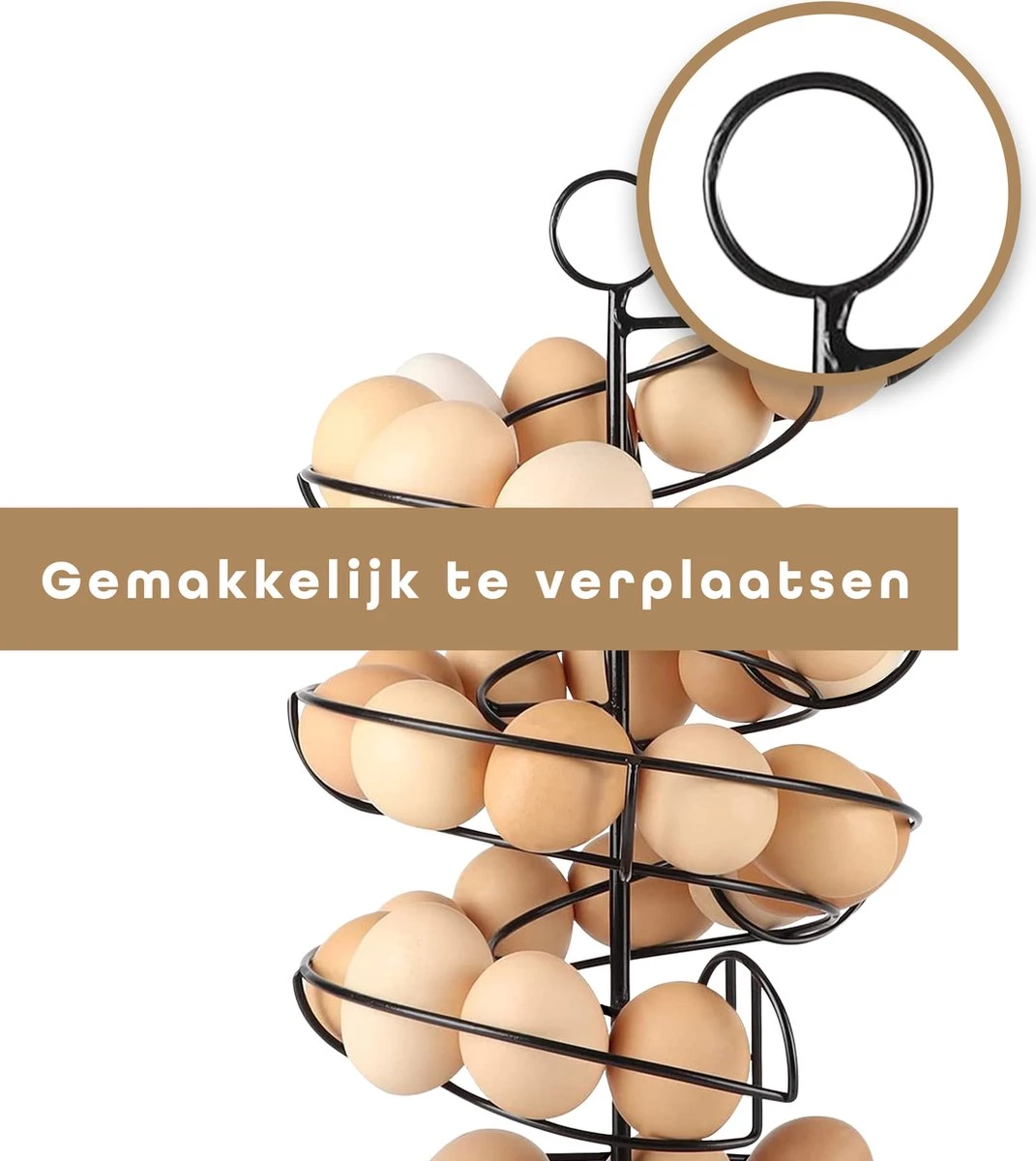 Eiermand – Eierrek – Eierhouder – Eieren – Zwart - Pasen - Tot 40 Eieren - BAULK® 8 Eiermand – Eierrek – Eierhouder – Eieren – Zwart - Pasen - Tot 40 Eieren - BAULK® - Afbeelding 8