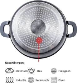Cheffinger 28cm Lage Kookpot / Braadpan - CF-SC28 -Tefal Keuken Verkoopwinkel 1110x1200