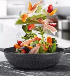 Cheffinger Wokpan Met Deksel - 32cm - Zwart - Pan - Keukenaccessoires -Tefal Keuken Verkoopwinkel 1111x1200 1