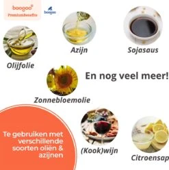 BooGoo® - RVS Olijfolie Sprayer Extreme Deluxe - Olijfolie Fles Verstuiver Voor Keuken - Oliespray - Oliefles - BBQ Accesoires - Olie Pomp Bakspray - Cooking Spray -Tefal Keuken Verkoopwinkel 1193x1200 4