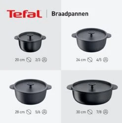 Tefal Trattoria Braadpan - Ø24 Cm -Tefal Keuken Verkoopwinkel 1194x1200