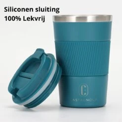 Castagnola Design RVS Koffiebeker To Go - Blauw - 380ml - Thermosbeker - Theebeker -Tefal Keuken Verkoopwinkel 1198x1200 21