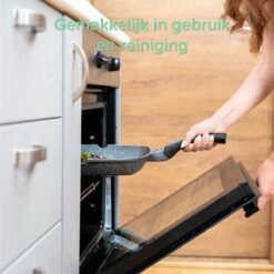 Coninx Grillpan 28CM - Steakpan - Afneembare Handgreep - PFAS-vrij - Grijs -Tefal Keuken Verkoopwinkel 1199x1200 3