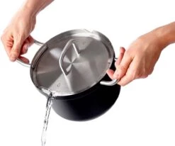 BK Q-linair Master Black Kookpannenset - 5-delig - Veilig Afgietsysteem - Inductie -Tefal Keuken Verkoopwinkel 1200x1002