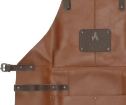 Goodman - BBQ Schort - Echt Leer - Leren Schort Man - Cognac Bruin -Tefal Keuken Verkoopwinkel 1200x1005