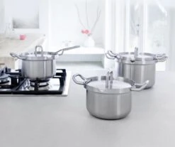 BK Q-linair Master RVS Pannenset - 5-delig - Veilig Afgietsysteem 18 BK Q-linair Master RVS Pannenset - 5-delig - Veilig Afgietsysteem -Tefal Keuken Verkoopwinkel 1200x1008