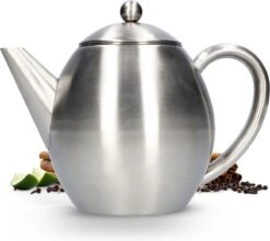 Vaja Valerie - Theepot Met Filter - Dubbelwandig - RVS - 1.2L -Tefal Keuken Verkoopwinkel 1200x1068