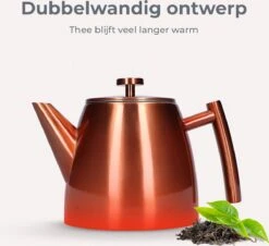 Vaja® Theepot Juliette Rosé Dubbelwandig 17 Vaja® Theepot Juliette Rosé Dubbelwandig -Tefal Keuken Verkoopwinkel 1200x1099