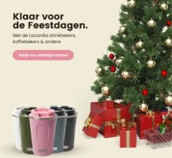 LaCardia Koffiebeker To Go Premium Zwart – Thermosbeker – Theebeker – 380ML – Herbruikbaar -Tefal Keuken Verkoopwinkel 1200x1102 5