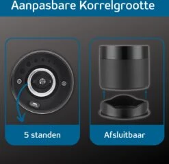 GOV Elektrische Peper- En Zoutmolen Zwart XL Set Oplaadbaar - Pepermolen - Peper En Zoutstel 7 GOV Elektrische Peper- En Zoutmolen Zwart XL Set Oplaadbaar - Pepermolen - Peper En Zoutstel -Tefal Keuken Verkoopwinkel 1200x1162 1