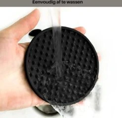 Castagnola Siliconen Onderzetters Met Houder – Onderzetters Voor Glazen – Onderzetters Design – Onderzettersset – Drink Onderzetters – Hoogwaardige Siliconen – Set Van 14 – Blauw -Tefal Keuken Verkoopwinkel 1200x1167 4