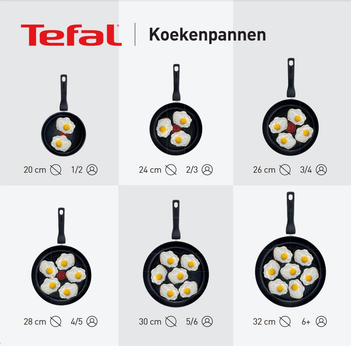 Tefal Brut Pannenset - Ø 24/30 Cm 7 Tefal Brut Pannenset - Ø 24/30 Cm - Afbeelding 7