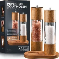 VAIVE Peper En Zoutmolen Set - Pepermolen -Tefal Keuken Verkoopwinkel 1200x1190 2
