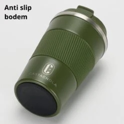 Castagnola Design RVS Koffiebeker To Go - Groen - 380ml - Thermosbeker - Theebeker -Tefal Keuken Verkoopwinkel 1200x1200 1006