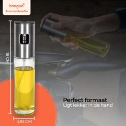 BooGoo® - RVS Olijfolie Sprayer Extreme Deluxe - Olijfolie Fles Verstuiver Voor Keuken - Oliespray - Oliefles - BBQ Accesoires - Olie Pomp Bakspray - Cooking Spray -Tefal Keuken Verkoopwinkel 1200x1200 1027