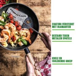 GreenChef Vintage Wokpan 28cm/3.7L - Zwart - Inductie - PFAS-vrij -Tefal Keuken Verkoopwinkel 1200x1200 152