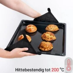 Merkloos Tavas Dream Hittebestendige Pannenlappen | 2 Stuks | Katoen, Thermolite | Tot 220°C | Zwart -Tefal Keuken Verkoopwinkel 1200x1200 17