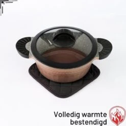 Merkloos Tavas Dream Hittebestendige Pannenlappen | 2 Stuks | Katoen, Thermolite | Tot 220°C | Zwart -Tefal Keuken Verkoopwinkel 1200x1200 18