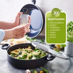 Greenpan Torino Keramische Hapjespan - 28 Cm - Met Glazen Deksel -Tefal Keuken Verkoopwinkel 1200x1200 185