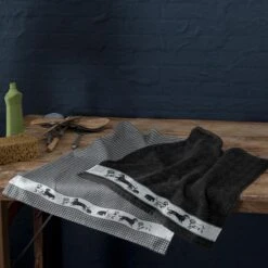 DDDDD Saar - 2x Theedoek & 2x Keukendoek - Black -Tefal Keuken Verkoopwinkel 1200x1200 22