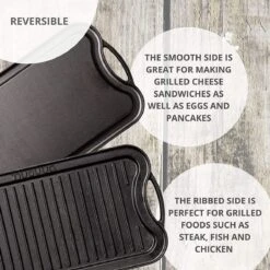 Nuovva Dubbelzijdig Gietijzeren Grillplaat - 50cm X 26cm 7 Nuovva Dubbelzijdig Gietijzeren Grillplaat - 50cm X 26cm -Tefal Keuken Verkoopwinkel 1200x1200 224