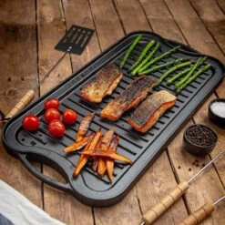 Nuovva Dubbelzijdig Gietijzeren Grillplaat - 50cm X 26cm 8 Nuovva Dubbelzijdig Gietijzeren Grillplaat - 50cm X 26cm -Tefal Keuken Verkoopwinkel 1200x1200 225