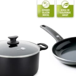 GreenPan Cambridge Koekenpan 26cm - Zwart - Inductie - PFAS-vrij -Tefal Keuken Verkoopwinkel 1200x1200 277