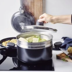 GreenPan Memphis Pannenset - 20-delig - Zwart - Inductie - PFAS-vrij 13 GreenPan Memphis Pannenset - 20-delig - Zwart - Inductie - PFAS-vrij -Tefal Keuken Verkoopwinkel 1200x1200 345