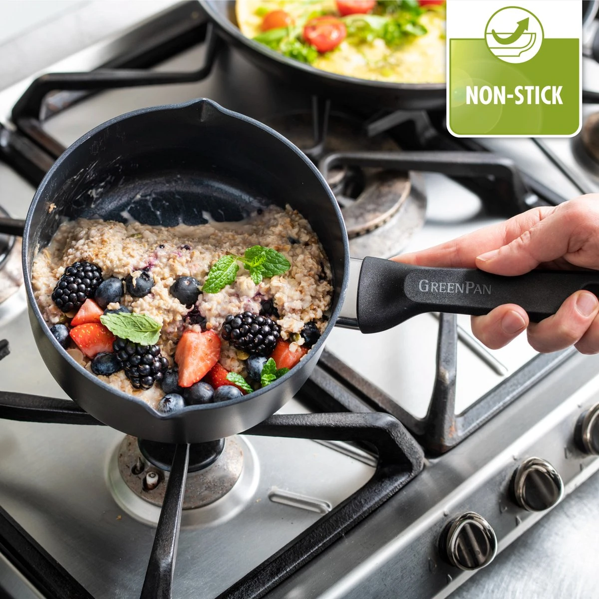 GreenPan Memphis Pannenset - 20-delig - Zwart - Inductie - PFAS-vrij 7 GreenPan Memphis Pannenset - 20-delig - Zwart - Inductie - PFAS-vrij - Afbeelding 7