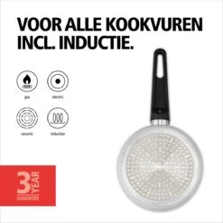 BRABANTIA INDU+ Steelpan Met Deksel - Keramische Antiaanbaklaag - Ø 16 Cm - Inductie - Pfas Vrij -Tefal Keuken Verkoopwinkel 1200x1200 425