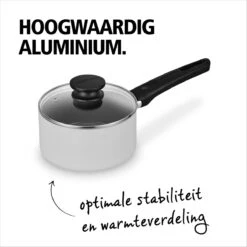 BRABANTIA INDU+ Steelpan Met Deksel - Keramische Antiaanbaklaag - Ø 16 Cm - Inductie - Pfas Vrij -Tefal Keuken Verkoopwinkel 1200x1200 426