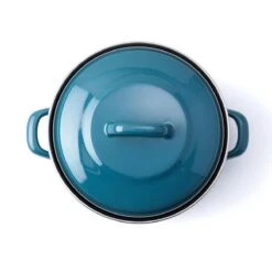 BK Fortalit Braadpan Ø 24 Cm - Blauw - Emaille - Inductie -Tefal Keuken Verkoopwinkel 1200x1200 445