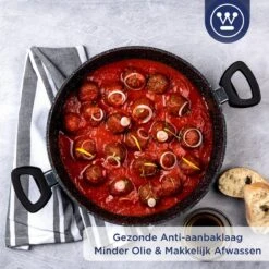 Westinghouse Hapjespan Inductie - Ø 32 Cm - Zwart Marmer - Met Deksel -Tefal Keuken Verkoopwinkel 1200x1200 523