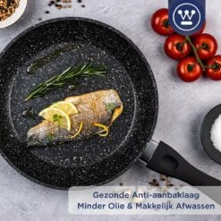 Westinghouse Koekenpan Inductie - Ø 24 Cm - Zwart Marmer - Geschikt Voor Alle Warmtebronnen -Tefal Keuken Verkoopwinkel 1200x1200 548