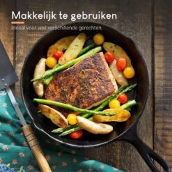 Ocina Gietijzeren Pan – Set Van 3 Stuks – ø25cm, ø19.5cm En ø16cm - Skillet - Koekenpan – Hapjespan – Koekenpan Inductie – Koekenpannenset - Gietijzeren Pan Bbq - Gietijzer - Incl. Receptenboek -Tefal Keuken Verkoopwinkel 1200x1200 557