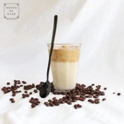 House Of Husk Latte Macchiato Lepels Set - Lange Theelepels - Koffielepels - Longdrinklepels - Sorbetlepels - Barlepel - RVS - 6 Stuks - 20CM - Zwart -Tefal Keuken Verkoopwinkel 1200x1200 58