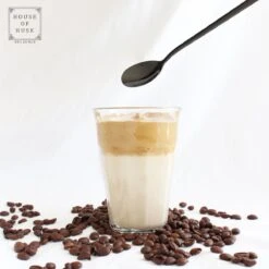 House Of Husk Latte Macchiato Lepels Set - Lange Theelepels - Koffielepels - Longdrinklepels - Sorbetlepels - Barlepel - RVS - 6 Stuks - 20CM - Zwart -Tefal Keuken Verkoopwinkel 1200x1200 60