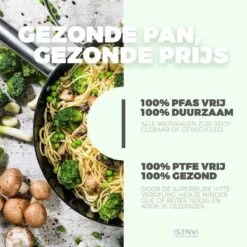 ISENVI Murray Keramische Wokpan Met Deksel 36 CM - RVS Greep -Tefal Keuken Verkoopwinkel 1200x1200 658