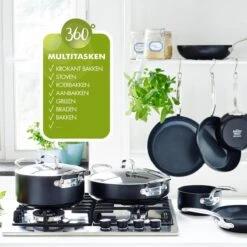 GreenPan Barcelona Infinity Pro Koekenpannenset - 3-delig - Zwart - Inductie - PFAS-vrij -Tefal Keuken Verkoopwinkel 1200x1200 674