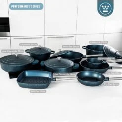 Westinghouse Performance Series - Wokpan Inductie - 28cm Luxe Wok Met Deksel - Blauw - Geschikt Voor Alle Warmtebronnen -Tefal Keuken Verkoopwinkel 1200x1200 748
