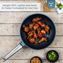 Westinghouse Performance Series - Wokpan Inductie - 28cm Luxe Wok Met Deksel - Blauw - Geschikt Voor Alle Warmtebronnen -Tefal Keuken Verkoopwinkel 1200x1200 750