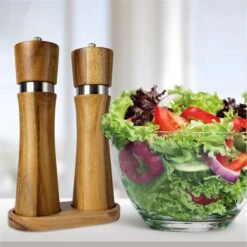 Nimma® Peper En Zoutmolen Set - Incl Navul Lepel - Verstelbare Maalgraad - Acacia Hout -Tefal Keuken Verkoopwinkel 1200x1200 754