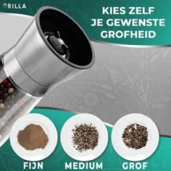 Peper En Zoutmolen Set - RVS Zout En Peperstel - Zoutvaatje En Pepermolen - 2 In 1 -Tefal Keuken Verkoopwinkel 1200x1200 770