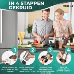 Peper En Zoutmolen Set - RVS Zout En Peperstel - Zoutvaatje En Pepermolen - 2 In 1 -Tefal Keuken Verkoopwinkel 1200x1200 773