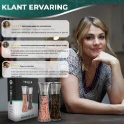 Peper En Zoutmolen Set - RVS Zout En Peperstel - Zoutvaatje En Pepermolen - 2 In 1 -Tefal Keuken Verkoopwinkel 1200x1200 774