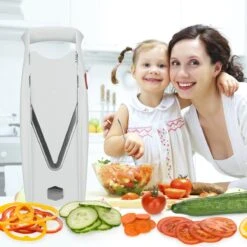 Börner Mandoline V5 PowerLine - Inclusief Opbergbox - Geleverd In Mooie Doos - 6-delige Set - 7 Snijdiktes - Geschikt Als Frietsnijder - BPA-vrij En Roestvrij - Grijs -Tefal Keuken Verkoopwinkel 1200x1200 782