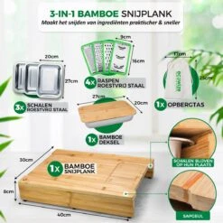Ecowize 3-in-1 Bamboe Snijplank Met Opvangbak - Snijplank Hout Incl. 3 Roestvrijstalen Opvangbakjes Met Bamboe Deksel, 4 Inzetbare Raspen - Groentesnijder, Hakblok, Borrelplank, Tapasplank, Broodplank - 40x30cm - Duurzaam Cadeau 13 Ecowize 3-in-1 Bamboe Snijplank Met Opvangbak - Snijplank Hout Incl. 3 Roestvrijstalen Opvangbakjes Met Bamboe Deksel, 4 Inzetbare Raspen - Groentesnijder, Hakblok, Borrelplank, Tapasplank, Broodplank - 40x30cm - Duurzaam Cadeau -Tefal Keuken Verkoopwinkel 1200x1200 794