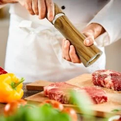 UNBOX Peper En Zoutmolen Set - Pepermolen - Zoutmolen - BBQ Accesoires - Acacia Hout - RVS -Tefal Keuken Verkoopwinkel 1200x1200 848